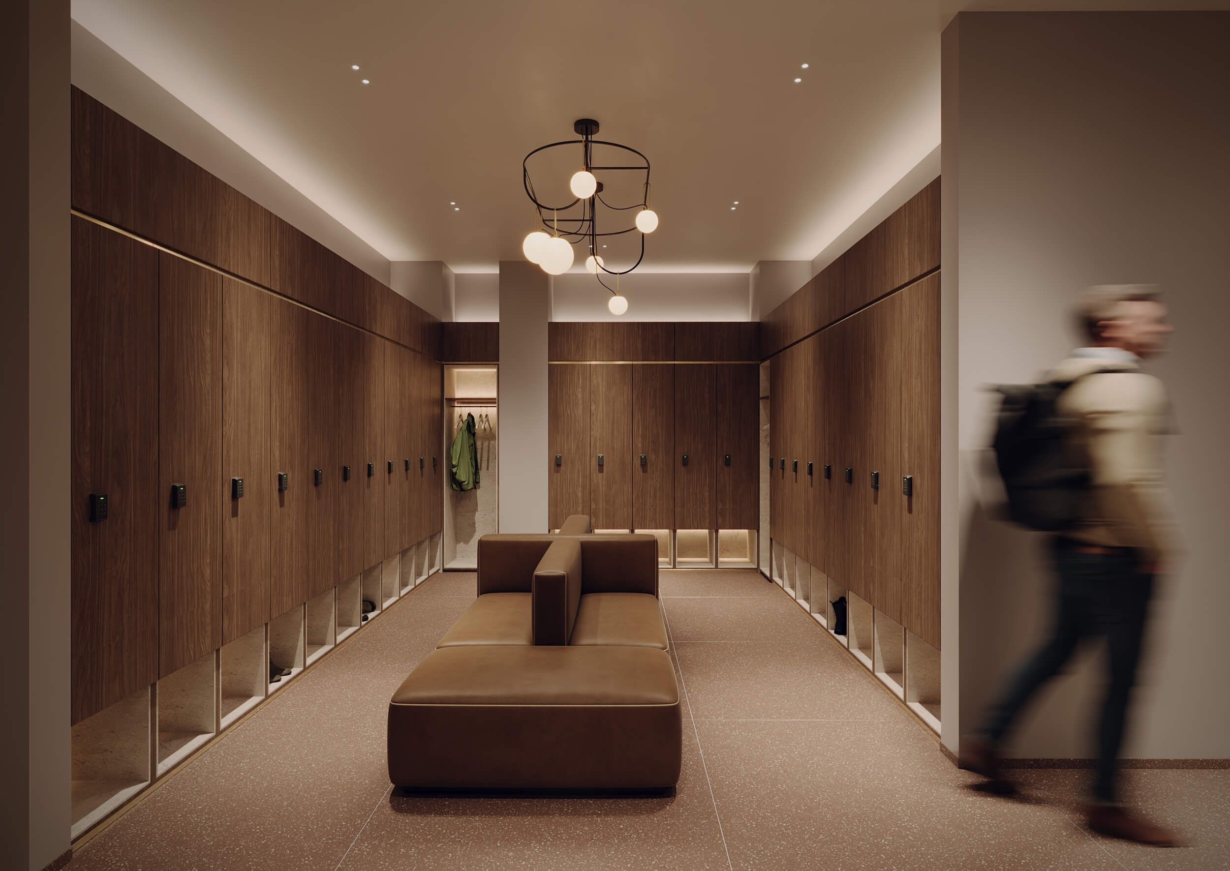 Club changing room